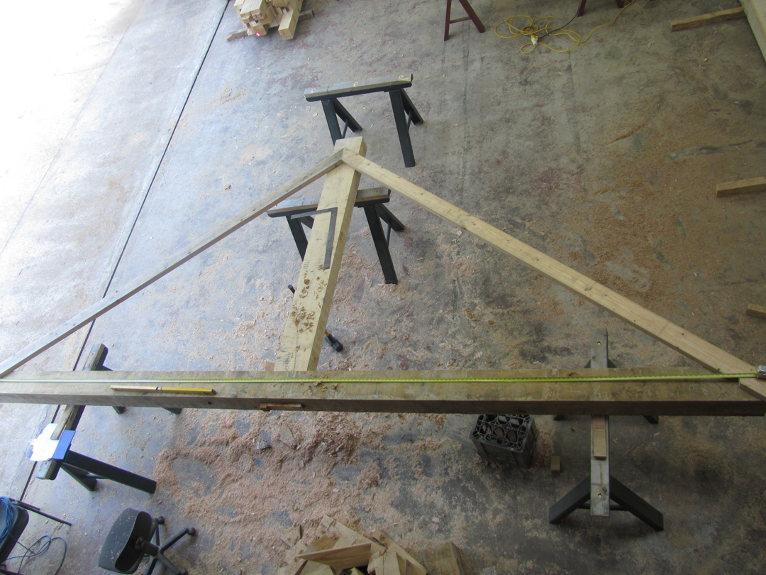 Traditional, structural, King truss roof